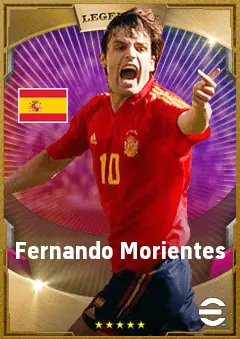 Fernando Morientes eFootball 2026 player card, 85 OVR CF