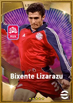 Bixente Lizarazu eFootball 2026 player card, 83 OVR LB