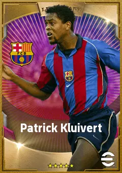 Patrick Kluivert eFootball 2026 player card, 85 OVR CF