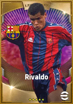 Rivaldo eFootball 2026 player card, 88 OVR AMF