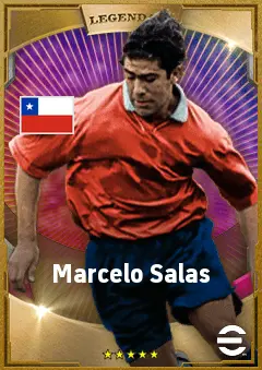 Marcelo Salas eFootball 2026 player card, 83 OVR CF