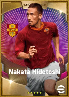 Nakata Hidetoshi eFootball 2026 player card, 84 OVR AMF
