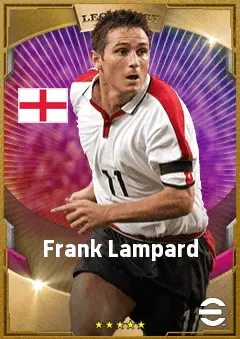 Frank Lampard eFootball 2026 player card, 89 OVR CMF