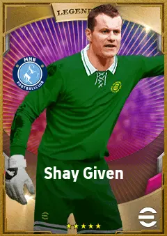 Shay Given eFootball 2026 player card, 82 OVR GK