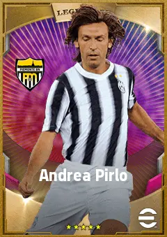 Andrea Pirlo eFootball 2026 player card, 88 OVR DMF