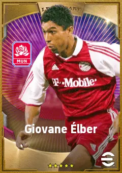 Giovane Élber eFootball 2026 player card, 85 OVR CF