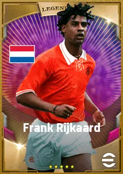 Frank Rijkaard eFootball 2026 player card, 89 OVR DMF