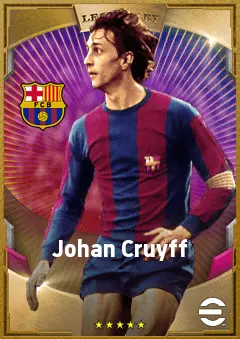 Johan Cruyff eFootball 2026 player card, 93 OVR SS