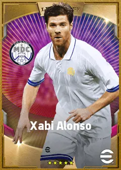 Xabi Alonso eFootball 2026 player card, 87 OVR DMF