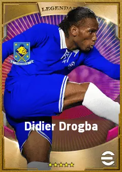 Didier Drogba eFootball 2026 player card, 89 OVR CF