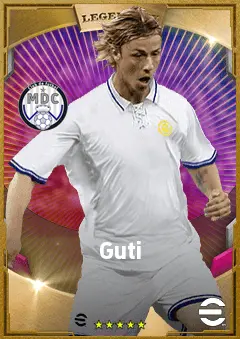 Guti eFootball 2026 player card, 86 OVR CMF