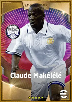 Claude Makélélé eFootball 2026 player card, 89 OVR DMF