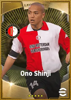 Ono Shinji eFootball 2026 player card, 82 OVR AMF