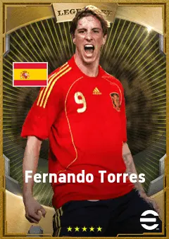 Fernando Torres eFootball 2026 player card, 85 OVR CF