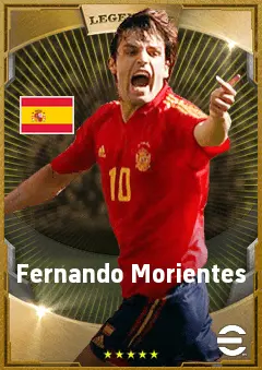 Fernando Morientes eFootball 2026 player card, 84 OVR CF
