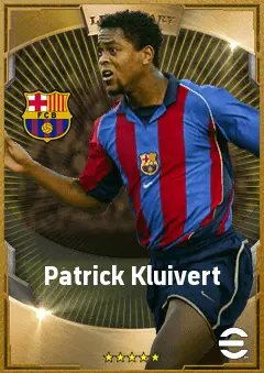 Patrick Kluivert eFootball 2026 player card, 84 OVR CF