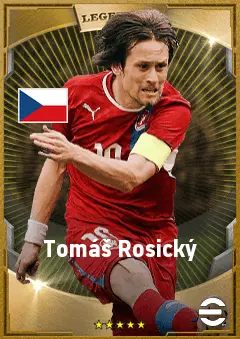 Tomáš Rosický eFootball 2026 player card, 83 OVR AMF