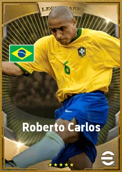Roberto Carlos eFootball 2026 player card, 87 OVR LB