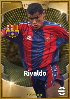 Rivaldo eFootball 2026 player card, 87 OVR AMF
