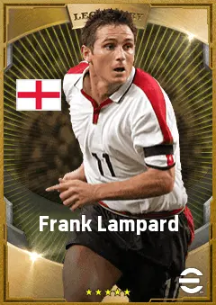 Frank Lampard eFootball 2026 player card, 88 OVR CMF