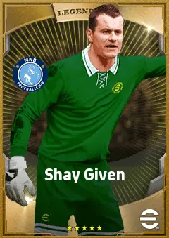Shay Given eFootball 2026 player card, 81 OVR GK