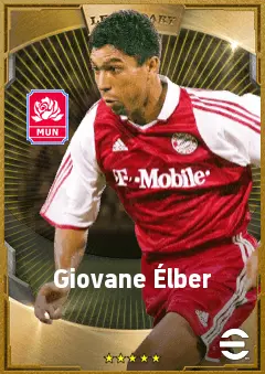 Giovane Élber eFootball 2026 player card, 84 OVR CF