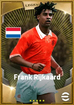 Frank Rijkaard eFootball 2026 player card, 88 OVR DMF