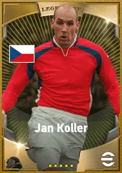 Jan Koller eFootball 2026 player card, 82 OVR CF