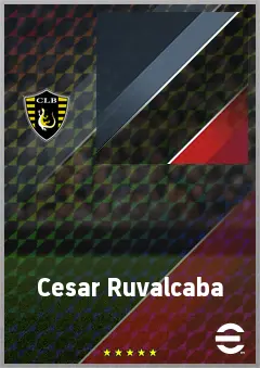Cesar Ruvalcaba eFootball 2026 player card, 66 OVR CB