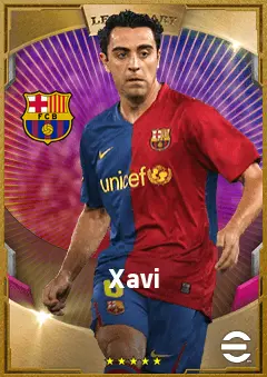 Xavi eFootball 2026 player card, 88 OVR CMF