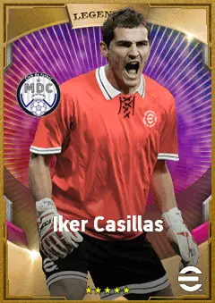 Iker Casillas eFootball 2026 player card, 91 OVR GK