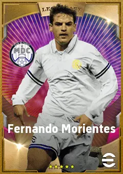 Fernando Morientes eFootball 2026 player card, 85 OVR CF