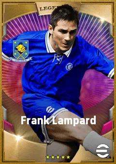 Frank Lampard eFootball 2026 player card, 89 OVR CMF