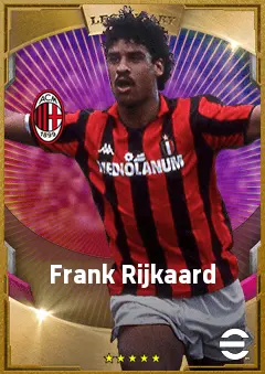 Frank Rijkaard eFootball 2026 player card, 89 OVR DMF