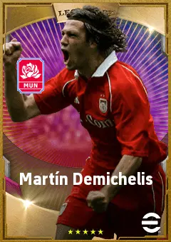 Martín Demichelis eFootball 2026 player card, 84 OVR CB