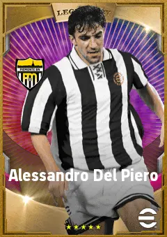Alessandro Del Piero eFootball 2026 player card, 88 OVR SS
