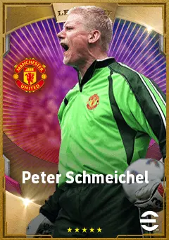 Peter Schmeichel eFootball 2026 player card, 89 OVR GK
