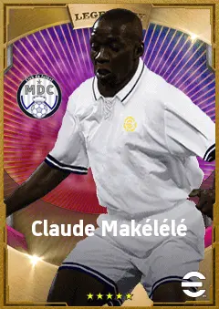 Claude Makélélé eFootball 2026 player card, 89 OVR DMF