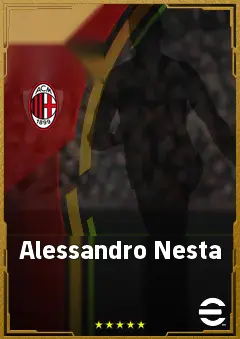 Alessandro Nesta eFootball 2026 player card, 89 OVR CB