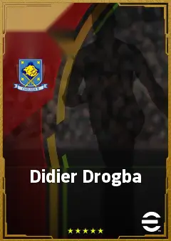 Didier Drogba eFootball 2026 player card, 88 OVR CF