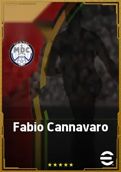 Fabio Cannavaro eFootball 2026 player card, 89 OVR CB