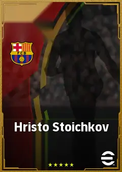 Hristo Stoichkov eFootball 2026 player card, 86 OVR SS