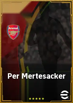 Per Mertesacker eFootball 2026 player card, 84 OVR CB
