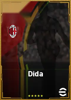 Dida eFootball 2026 player card, 86 OVR GK