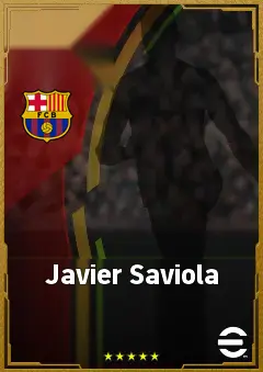 Javier Saviola eFootball 2026 player card, 86 OVR CF