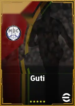 Guti eFootball 2026 player card, 85 OVR CMF
