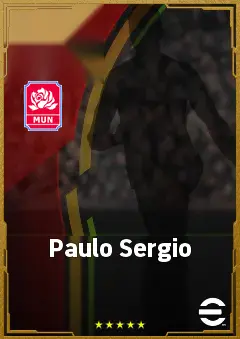 Paulo Sergio eFootball 2026 player card, 85 OVR RWF