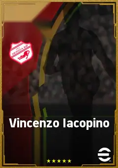 Vincenzo Iacopino eFootball 2026 player card, 73 OVR AMF