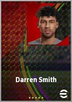 Darren Smith eFootball 2026 player card, 70 OVR CF