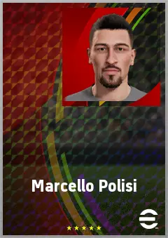 Marcello Polisi eFootball 2026 player card, 66 OVR DMF